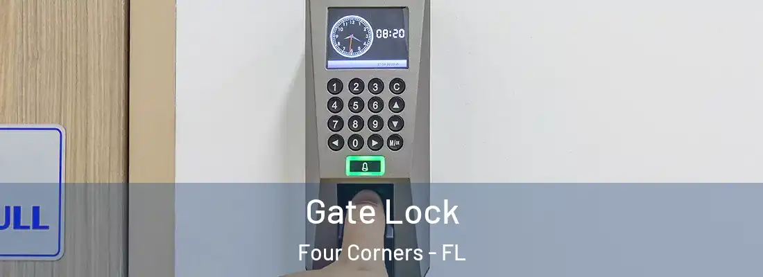 Gate Lock Four Corners - FL