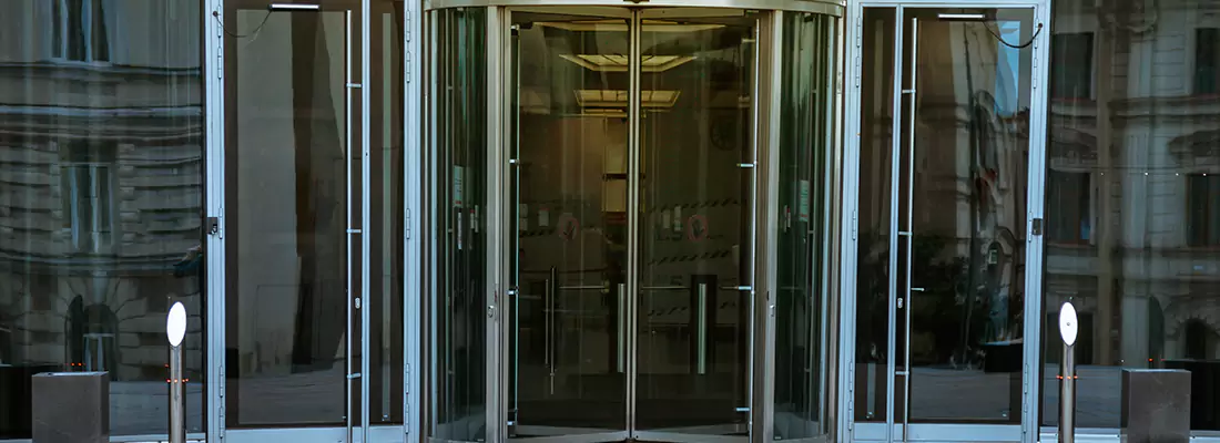 Commercial Automatic Glass Door Repair and Maintenance in Four Corners, FL
